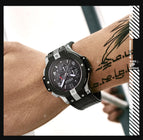 BAOGELA multifunctional trend large dial watch sports waterproof quartz watch watch 1909