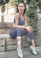 Women's two piece sports suits running sports Bra and Pants set Y26B0450 Y26K0451