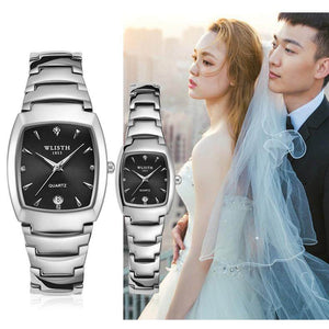 WLISTH Couple Watches Men Women Luxury Brand Stainless Steel Waterproof Quartz Watch Calendar Luminous Reloj Mujer Hombre Lovers Watch 940