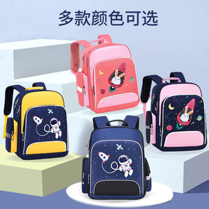 Astronaut primary school schoolbag new 1-6 grade cartoon lightening children's schoolbag printing  schoolbag