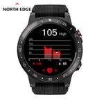 NORTH EDGE Cross-Fit2 Men Smart Watch GPS Running Bluetooth Phone Call Heart Rate Blood Pressure Altimeter Barometer Compass Outdoor Sport Watch jam tangan lelaki Android IOS