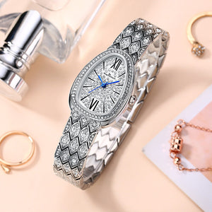 New Snake Luxury Diamond Ladies Fashion Waterproof Watch Women's Watch K-8429L
