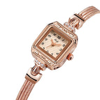 Gedi Women's Light Luxury High-Grade Watch Vintage Copper Imitation Watch Square Plate Antique Watch 51081