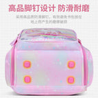New Primary School Student Cartoon Schoolbag girl Eva Integrated Open Astronaut Bag Quicksand Children's Bags 776