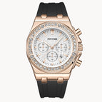 PINTIME women's watch three needle fashion calendar waterproof fashion lady quartz watch
