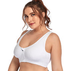 Large size Bra zipper sports bra lady running yoga bra without rims sports women bra vest 7652