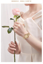 SENO new watch female blue quartz watch balloon full diamond stainless steel waterproof ladies watch s052