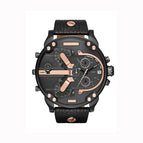 LEEMOON Large Size Fashion Trendy Personality Large Dial Leisure Alloy Steel BandQuartz Leisure DZ Watch Big Watch