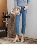 Square toe shoes women's 2022 new metal shoes casual soft shallow mouth women's thick heel Korean version 616-2