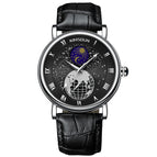 New KIMSDUN men's watch luminous starry sky moon automatic mechanical watch men's business waterproof watch K-2024A
