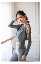 Women T-shirt quick drying yoga fitness running dancing outdoor sport Top