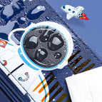 Space astronaut double pencil case boys handsome pencil bag School stationery box Children pen case cute pen box school supplies