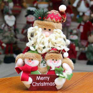 Christmas gifts Christmas dolls Christmas family portraits snowman Christmas decorations Christmas gifts 36163