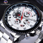 Forsining New Hot Selling Waterproof Multifunctional Mechanical Watch Men's Fashion Automatic Mechanical men Watch SLZe168