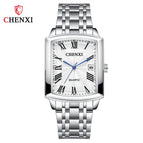 CHENXI Couple Watch Casual Calendar Quartz Watch Men and women Casual fashion Watch 079A Calendar
