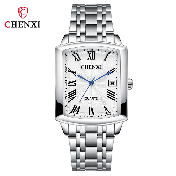 CHENXI Couple Watch Casual Calendar Quartz Watch Men and women Casual fashion Watch 079A Calendar