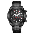 Megir Men's Watch fashion Large Dial Chronograph Calendar Luminous Waterproof Steel Belt Men's Watch 2065