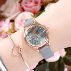 GEDI hot new simple scale women's watch Korean college style literary fashion trend women's leisure watch 13024