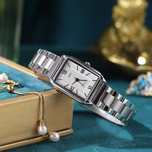GEDI Classic Simple Square Watch Women's Ins Style Niche Affordable Luxury Fashion High Sense Korean Style All-Matching Women's Watch 51142