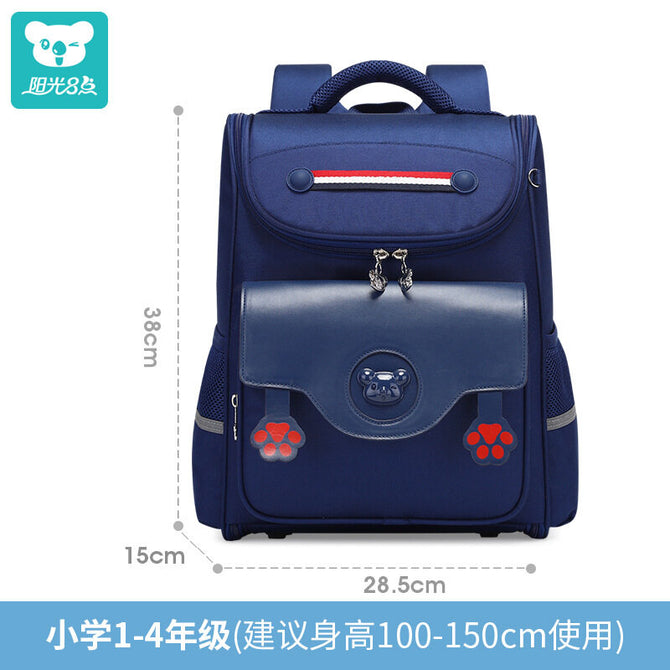 New schoolbags for primary school students 2022 girls' backpacks to reduce the burden and protect the ridges for children's backpacks boys 90064