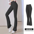 Women's Fitness pants Skinny Hip Raise Quick-Drying Breathable High Waist Slim Fit Elegant Wide Leg Sports dancing yoga pants JYMK025