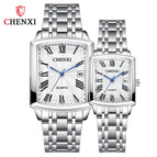 CHENXI Couple Watch Casual Calendar Quartz Watch Men and women Casual fashion Watch 079A Calendar