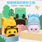 New kindergarten schoolbag boys and girls cartoon cute children mini backpack light and breathable anti-lost small bag 5006  schoolbag