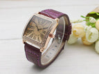GOGOEY Square Rhinestone Digital Face Women's Watch Online Red Live Women's WatcH Fashion Quartz Watch Girl's Belt Watch