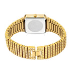 MISS FOX Square Gypsophila Small Dial Women's Watch Fashion Diamond Bracelet Watch 2690