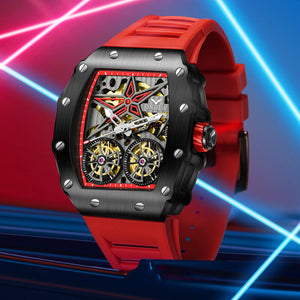 ONLA ON6829 Waterproof new fashion mechanical watch flywheel hollow automatic mechanical men's watch