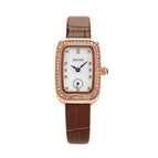 GUOU Women watch belt fashion ladies quartz watch small square watch simple waterproof watch women 8224