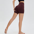 Seamless Yoga Shorts Women's Three-Point High Waist Sports Pants Quick-Drying Fitness Yoga shorts MS0111