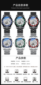 Chenxi high-end new solid automatic hollow mechanical watch men's men's waterproof luminous watch