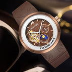 Pintime men's watch Automatic Mechanical Watch Three-Eye Watch Fashion Trendy Men's Watch Pintime men's watch Calendar Luminous mattle fashion men casual quartz Watch 2980