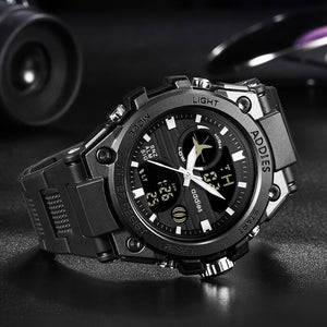 Men's Watch Sports Electronics Clock Digital Outdoor Casual Wrist Watch LED Luminous watch