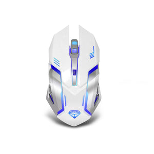 Emperor Leopard Q1 Wireless Silent Glowing Game Office Mouse Smart Sleeping Symphony Breathing Light