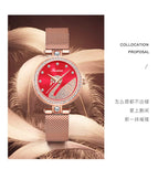 2021 Net Red Live Broadcast Temperament Little Swan Bracelet Women's Watch Simple Watch Women's Five Pieces