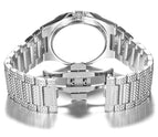 PINTIME Steel band Watch Baida diamond studded sky star men's and women's watches calendar quartz watch