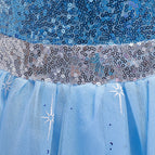 3-8 years Dresses Princess Girl Anna Elsa Dress Fancy Birthday Cosplay Costume Girls Birthday Party Cloth