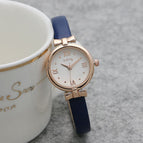 GOGOEY 2022 Japan and South Korea small disk ribbon girls' watch small fresh belt watch fashion trend girls' simple quartz watch