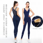 Yoga Jumpsuit Women's New Professional Temperament Slimming Dance Sports Fitness Yoga Running High-End Workout Clothes ENY109
