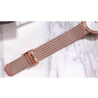GEDI 82006 Fashion Casual Watch Korea style Women Elegant Luxury Stainless Steel Waterproof Ladies Diamond Rhinestone Analog Quartz Wristwatch