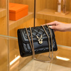 Lingge chain small bag female summer 2022 new trendy fashion messenger bag shoulder small square bag
