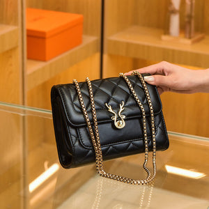Lingge chain small bag female summer 2022 new trendy fashion messenger bag shoulder small square bag