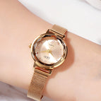 GEDI Women's watch small dial fashion simple retro bracelet think special waterproof elegant lady watch 6323