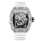 ONOLA ON3827D Full Diamond High Quality Live Fashion Waterproof Quartz Men's Watch Silicon