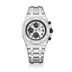 KIMSDUN Men's Watch Fashion Steel Band Three Eyes Waterproof Multifunctional Automatic Mechanical men's casual Watch K-1222A