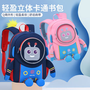 New Kindergarten Cartoon Schoolbag waterproof Lightweight Mini Backpack 2-6 Years Old Children's Bag