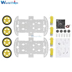 diymore 4WD Robot Smart Car Chassis Kits with Speed Encoder diy kit for Arduino 51 M26 DIY Education Robot Smart Car Kit