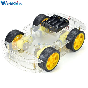 diymore 4WD Robot Smart Car Chassis Kits with Speed Encoder diy kit for Arduino 51 M26 DIY Education Robot Smart Car Kit